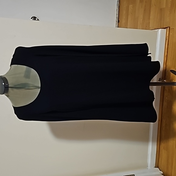 NWOT Nasty Gal cape blk one piece mini dress Sz S - Picture 4 of 11